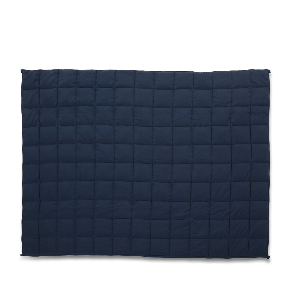 English Elm Christopher Knight Home® - 205T Cotton Weighted Blanket 20lbs – Breathable 7-Layer Cooling Design for Deep Pressure Sleep Aid Navy Blue 72154.00NBLU