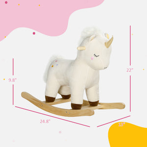 English Elm Qaba Plush Dinosaur Toddler Rocker with 32 Songs Hand Puppet and Safe Wooden Base W2225P249748