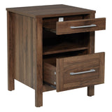 OSP Home Furnishings Stonebrook Nightstand Classic Walnut