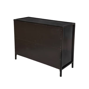 English Elm Christopher Knight Home® - Storage Acacia Wood 6-Drawer Cabinet for Living Room Entryway – Solid/Mfg Wood, Spacious 48" L x 37"H Dark Brown N780P294410P