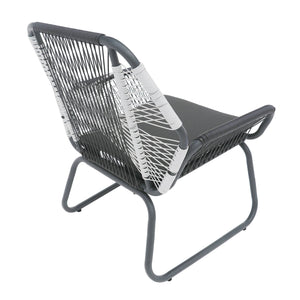 English Elm Christopher Knight Home® - MILAN Club Chair Set for Outdoors, Gray PE Rattan & Steel Frame, Water-Resistant Cushions, Modern Elegance 62331.00CGRY