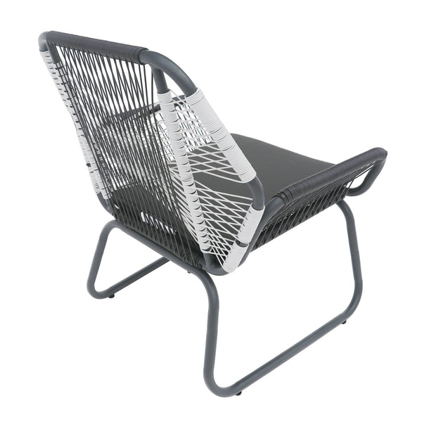 English Elm Christopher Knight Home® - MILAN Club Chair Set for Outdoors, Gray PE Rattan & Steel Frame, Water-Resistant Cushions, Modern Elegance 62331.00CGRY