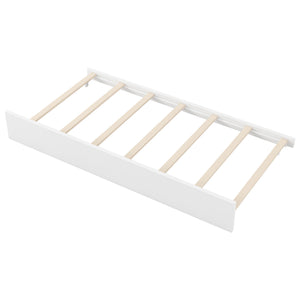 English Elm Twin Pine Wood Daybed with Trundle Upholstered Backrest Storage Shelf and Usb Port N7090002233K