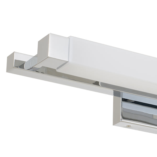 English Elm 26-inches Dimmable Led Vanity Bar with Selectable Color Temperature for Modern Bathrooms Chrome B370P394090