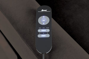 English Elm Transitional Multi-Function Glider Recliner with Channel Back, Cup Holders, Hidden Storage, Upholstered Comfort Dark Gray 39 L x 31 W x 33 H B2741P387666