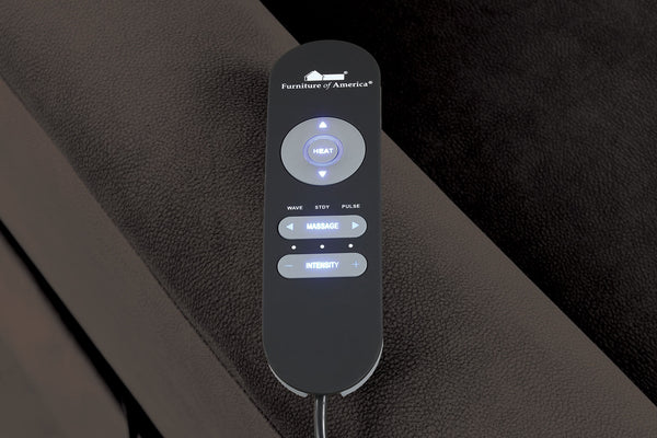 English Elm Transitional Multi-Function Glider Recliner with Channel Back, Cup Holders, Hidden Storage, Upholstered Comfort Dark Gray 39 L x 31 W x 33 H B2741P387666