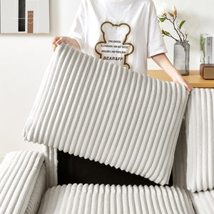 English Elm 71" Loveseat Plush Corduroy Small Sofa with Armrest Storage, USB Port, Solid Wood Frame, Beige W542P210606