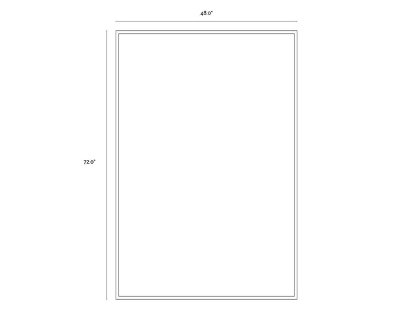 Sunpan Building Blocks Black Wall Art - Unique Hand-Painted Design with Wood Floater Frame, 48"x72"