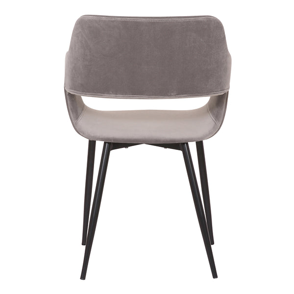English Elm Ariana Mid-century Upholstered Accent Chair with Open Back for Dining or Bedroom B2736P464869