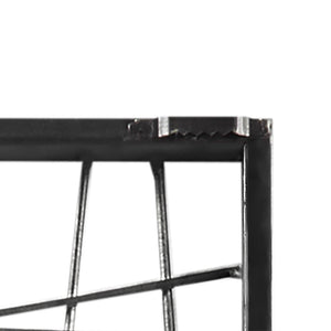 JLA Home INK+IVY - Distressed Black Metal Wall Art with Erratic Wire Design, Iron-Black Finish for Modern-Industrial Homes II167-905