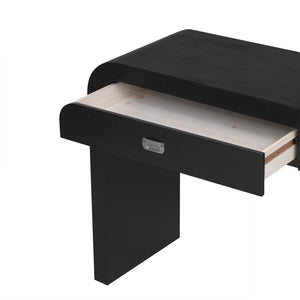 English Elm U_Style 60'' Wooden Entryway Console Table With Elegant Burl Veneer, 2 Drawers & Sturdy Design N711P216235B-GIGA