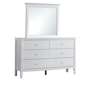 English Elm Daniel Assembled 5-Drawer Chest with English Dovetail Drawers, Metal Hardware & Solid Wood Frame White 62 L x 40 W x 19 H B078P400754