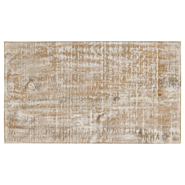 English Elm Kenzie Solid Mango Wood Cabinet with Carved Mandala Drawers in Whitewash Boho Finish B062P447820