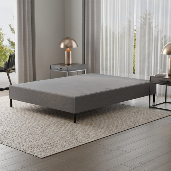 English Elm Knock Down Full Size Mattress Foundation with 1000 Lb Support and Tool Free Setup B337P335246