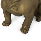 Christopher Knight Home® - Noble House - Delamore Outdoor French Bulldog Garden Statue