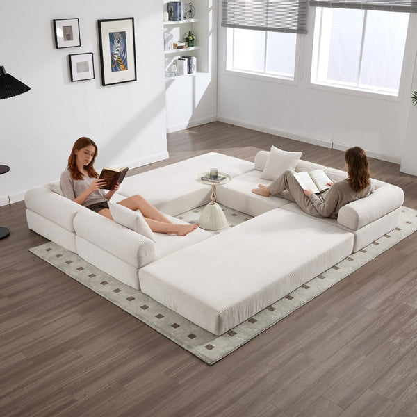 English Elm United We Win Convertible Sofa Bed – Soft Corduroy, Memory Foam Comfort For Dorms & Guest Rooms W1568S00254-GIGA