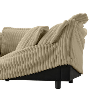 English Elm Koala Corduroy Sectional Sofa Deep Seat High Back Right Facing Living Room Piece W3041P272931
