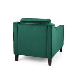English Elm Sofa Upholstered Low Profile Compact Design for Apartment and Studio Living Rooms 68405.00GRN