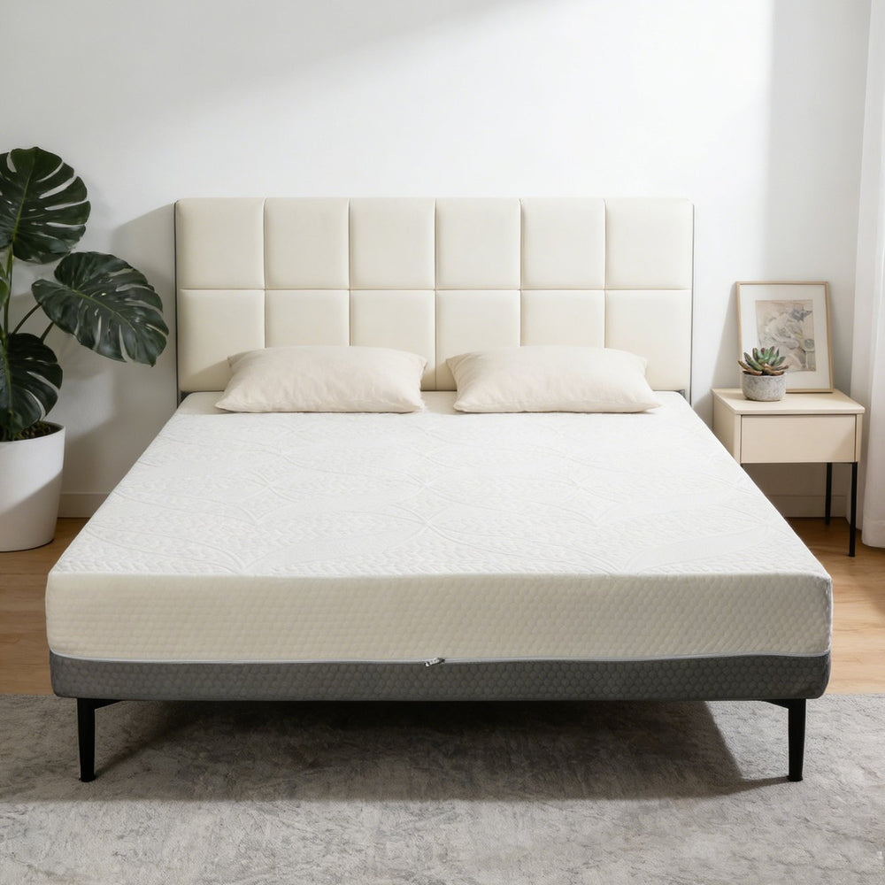 English Elm 10-inch Full Foam Mattress Japan Made Gel Cooling 7-zone Support Adjustable Base Ready W5081P394316