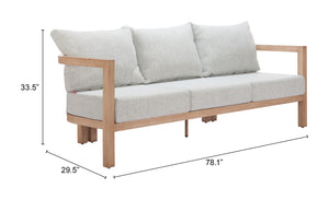 Zuo Modern Leto Armchair: Chic Modern Design In High-quality Olefin And Aluminum For Stylish Home Décor Gray 100% Olefin,Aluminum 704115-zuo-modern