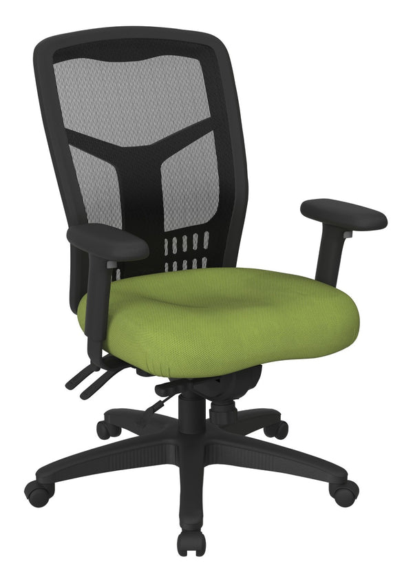 OSP Home Furnishings Progrid® Ergonomic Mesh High Back Office Chair with Lumbar Support and Pneumatic Controls 92892-6