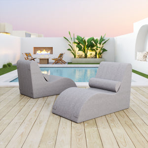 Zuo Modern Luanda Outdoor Lounge Chair - Eco-friendly Comfort With Modern Design For Your Perfect Patio Escape Gray 100% Olefin,100% Polypropylene,Textilene 704152-zuo-modern