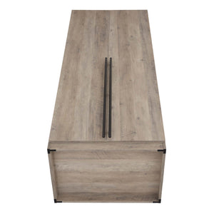 English Elm Lee 32" Rustic Gray Wardrobe Closet – Stylish Space-Saving Design With Soft-Close Doors & Easy Assembly B365S00128