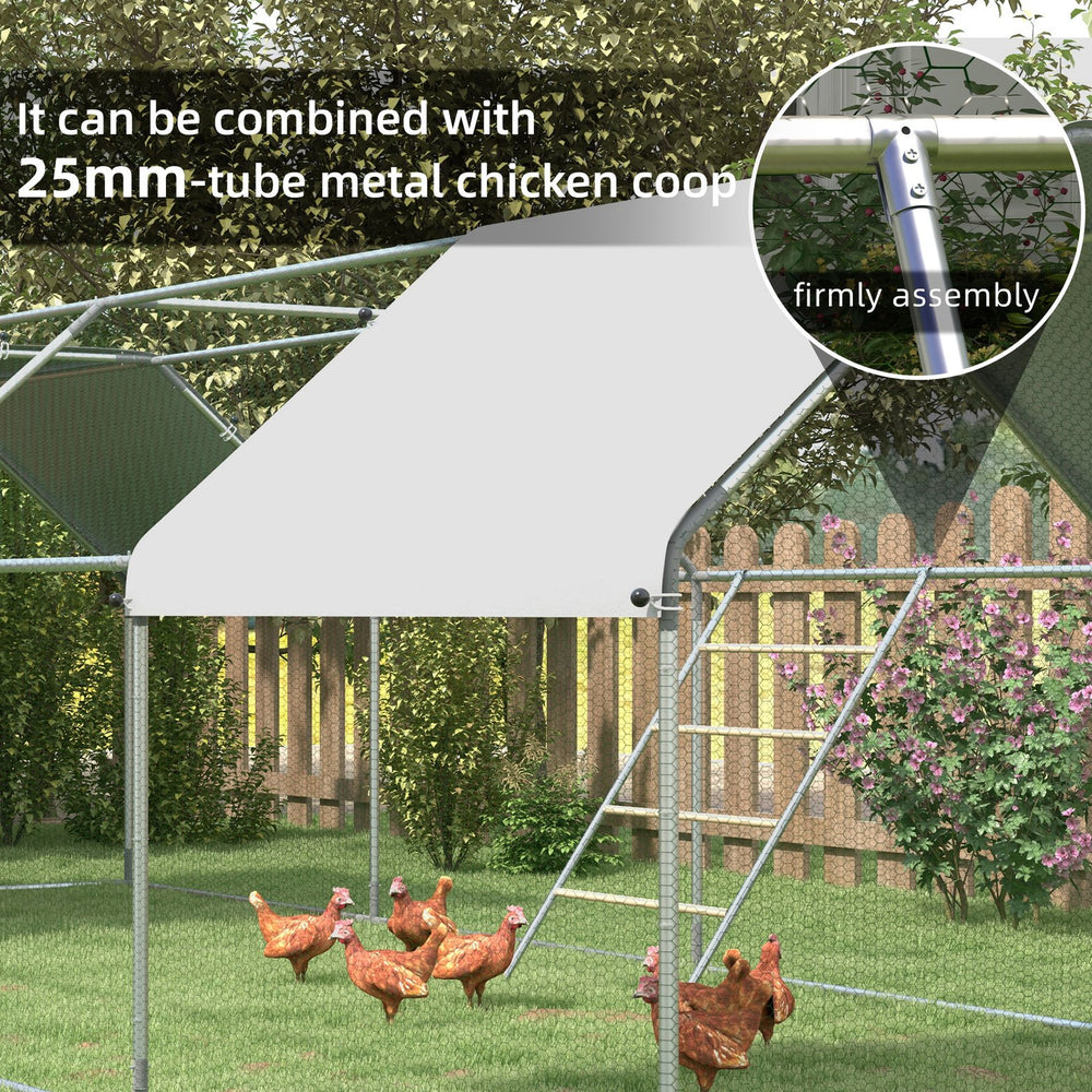 English Elm Chicken Roost with Four Tiered Fir Wood Perches and Galvanized Steel Frame for Coops T3971P407805