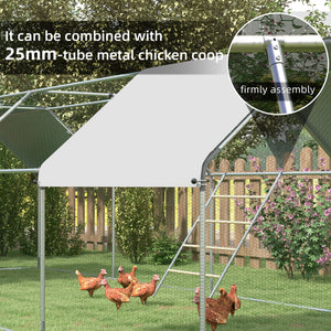 English Elm Chicken Roost with Four Tiered Fir Wood Perches and Galvanized Steel Frame for Coops T3971P407805