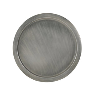 English Elm Christopher Knight Home® - METAL Hourglass Coffee Table with Brushed Antique Brown Finish, Hammered Iron Texture, Durable Edge Trim Antique Silver 72227.00