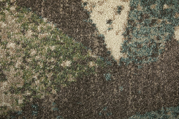 Feizy Rugs Eden Modern Geometric Area Rug - Elevate Your Home Décor With Stunning Color Block Design And Style Ivory,Blue,Green Polypropylene Edn39qvfivymlte70