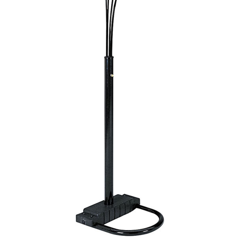 English Elm 84" Tall Metal Floor Lamp - Sleek Black Design With 5 Adjustable Arms For Modern Living Spaces B072116041
