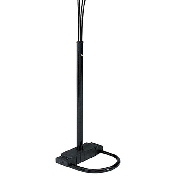 English Elm 84" Tall Metal Floor Lamp - Sleek Black Design With 5 Adjustable Arms For Modern Living Spaces B072116041