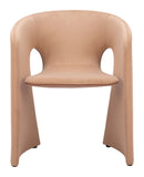 Rosyth Dining Chair Tan 110125 Zuo Modern