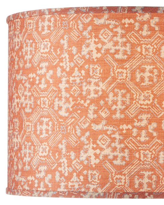 Currey & Company Nomad Beige Drum Lamp Shade - Elegant Desert-inspired Design By Lacefield For Timeless Home Décor Orange Cotton 0900-6014-currey-company