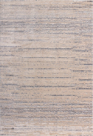 Unique Loom Oasis Calm Machine Made Abstract Rug Cream, Ivory/Gray 10' 0" x 14' 1"