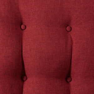 OSP Home Furnishings Kauai Rattan Swivel Rocker Chair Red