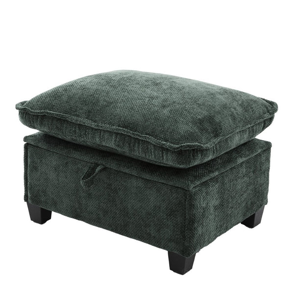 English Elm United We Win 106" U-Shape Sectional Sofa - Cozy Chenille Couch With Storage Ottoman & Usb Ports W1568S00228-GIGA