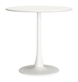 Soleil Dining Table White 704038 Zuo Modern