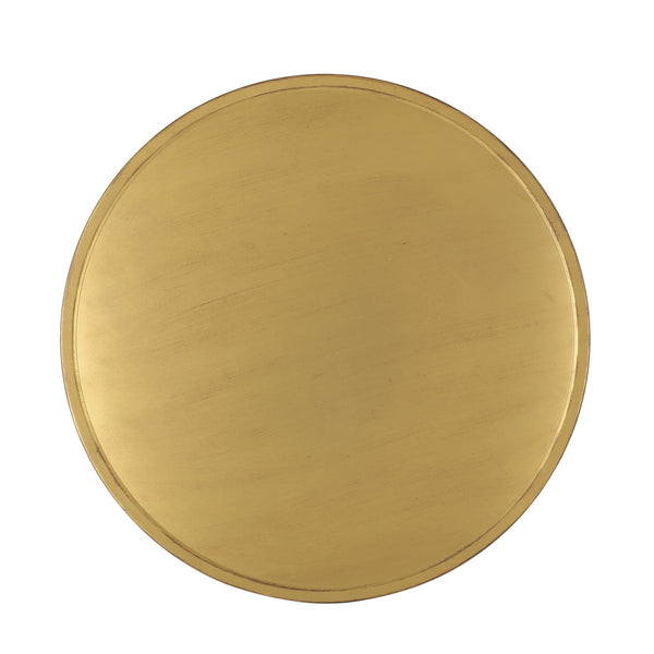 English Elm Christopher Knight Home® - COFFEE Table Dark Brown Iron Accent Round 28" x 21.5" Rustic Modern Industrial Living Room Centerpiece 68620.00