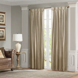 Croscill Classics Avignon Glam/Luxury Pleat Curtain Panel with Tieback (Single) CCL40-0045 Champagne