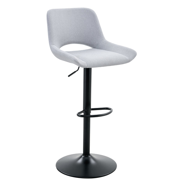 English Elm Set of 2 Pu Leather Barstools with Gold Footrest Curved Back for Kitchen Island W1151P383773