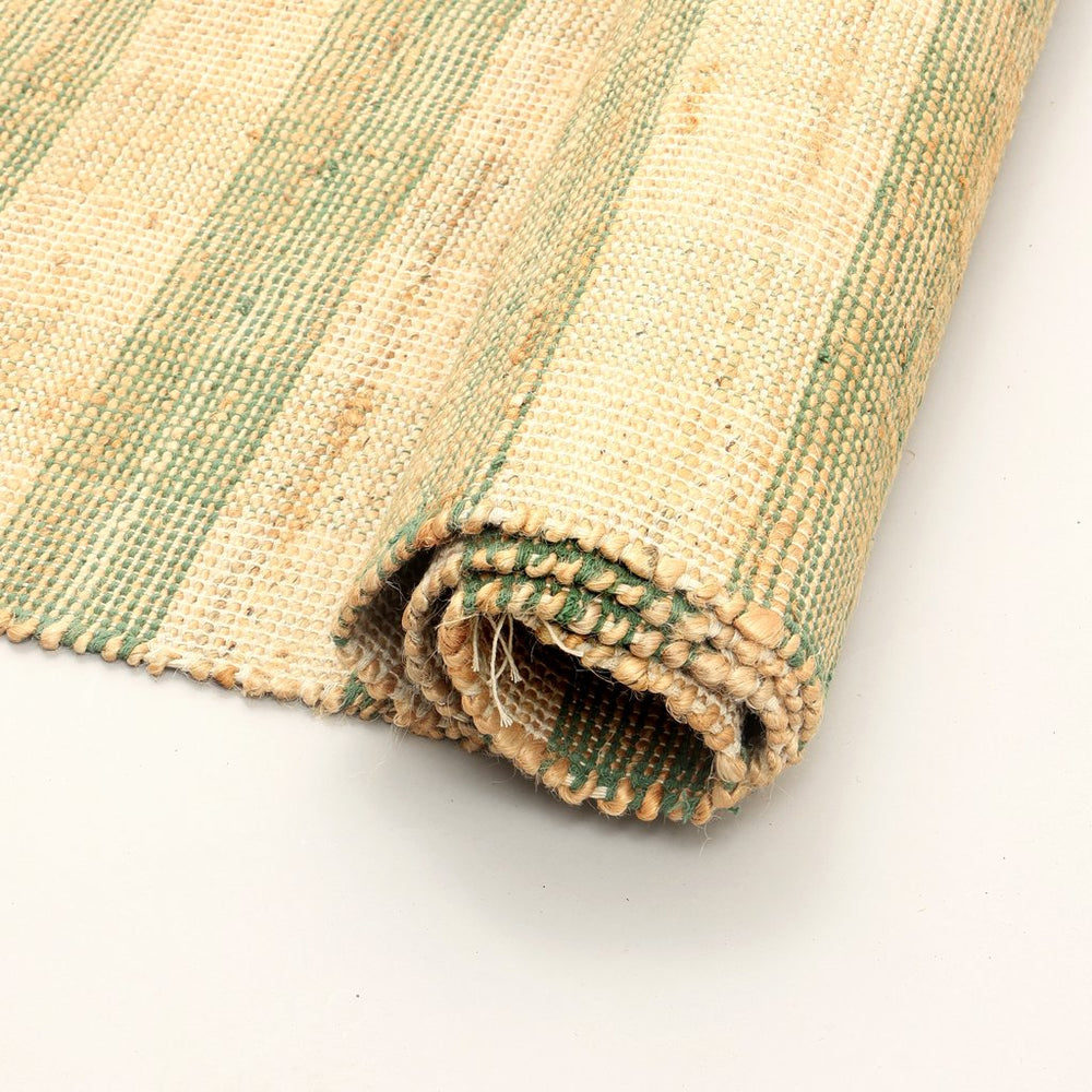 English Elm Area Rug, Handwoven Jute & Cotton Dark Brown Plaid 5X7 Ft - Durable, Rustic Charm For Any Space B346P321263