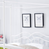 Christopher Knight Home® - Noble House - Earhart Traditional Iron Canopy Queen Bed Frame