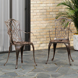 Christopher Knight Home® - Noble House - - Tucson Dining Chair, Black Copper (Set Of 2)