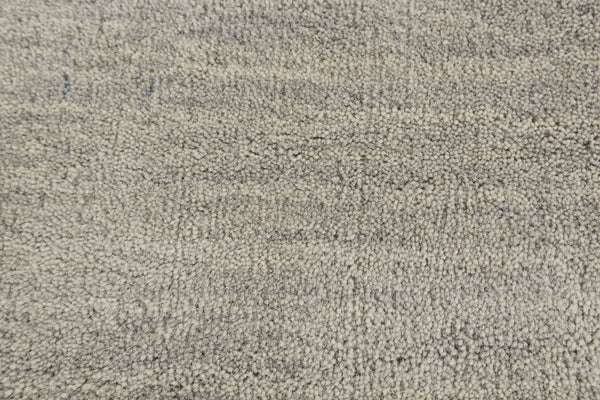 Feizy Rugs Luna Hand Woven Wool Area Rug - Stylish, Stain-resistant, Perfect For High Traffic Spaces & Decor Gray,Ivory Wool 5798049flgy000e10