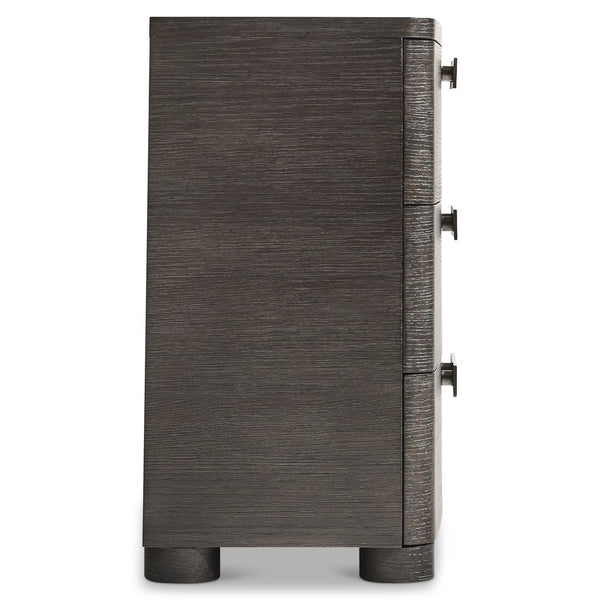 Bernhardt Bernhardt Geneve Wire Brushed Oak Six Drawer Dresser with Cast Aluminum Pulls 392052