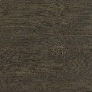 English Elm Glenmoor Dark Grey Rectangular Dining Table with Geometric Double Pedestal Base Rustic Edge Top B062P358240