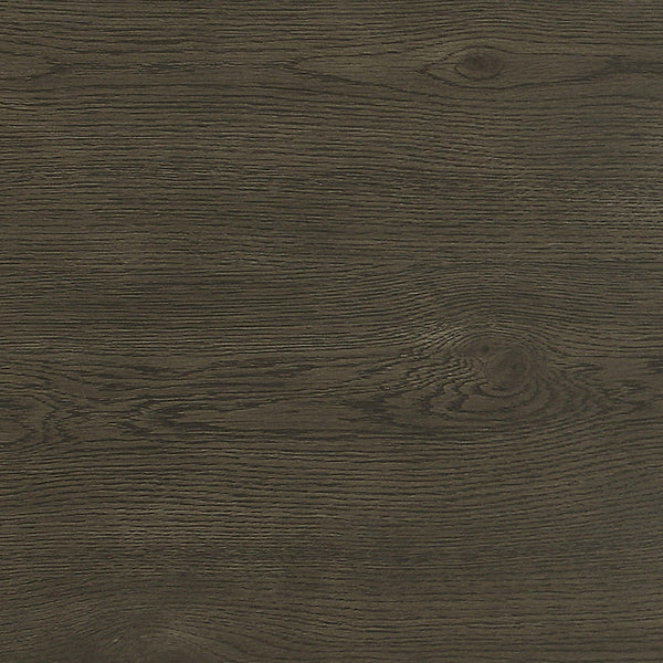 English Elm Glenmoor Dark Grey Rectangular Dining Table with Geometric Double Pedestal Base Rustic Edge Top B062P358240