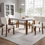 Modern 5-Pc Dining Set, Space-Saving Dinette, 46